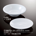 wholesale cheap round deep ceramic buffet plate white porcelain dish